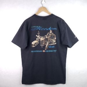 Rare Vintage Bill Mack Harley Davidson Daytona Bike Week Single Stitch T-shirt